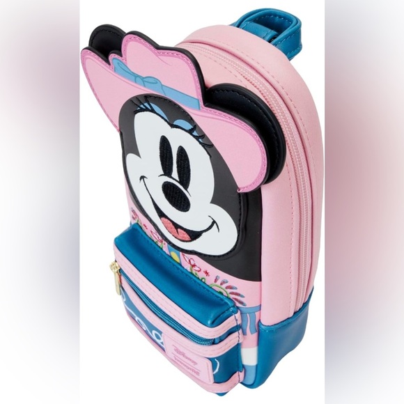 Loungefly Disney Western Minnie Mini Backpack Pencil CASE NWT - Picture 4 of 5